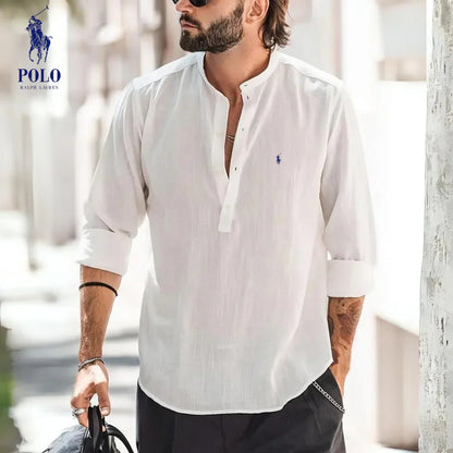 POLO RALPH LAUREN CASUAL LINNEN OVERHEMD  2025