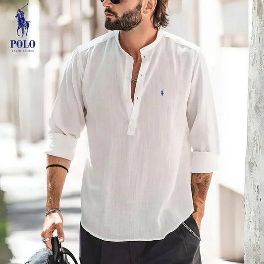 POLO RALPH LAUREN CASUAL LINNEN OVERHEMD  2025