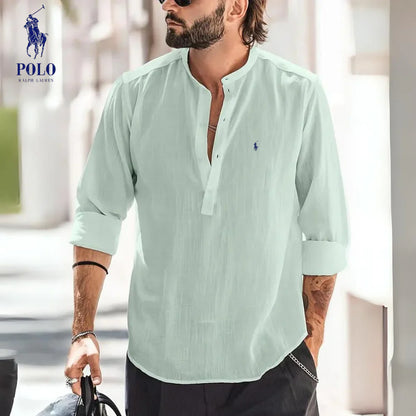 POLO RALPH LAUREN CASUAL LINNEN OVERHEMD  2025