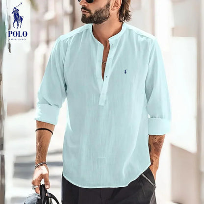 POLO RALPH LAUREN CASUAL LINNEN OVERHEMD  2025