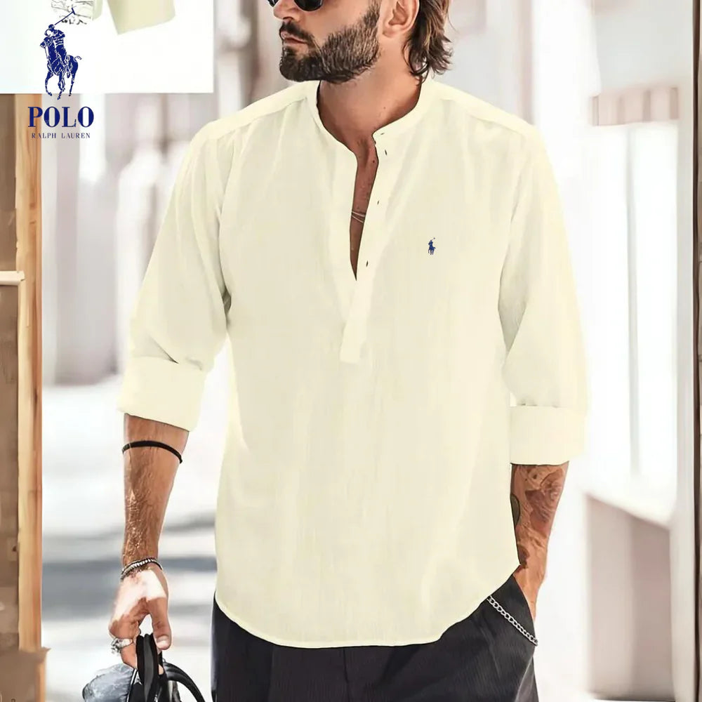 POLO RALPH LAUREN CASUAL LINNEN OVERHEMD  2025