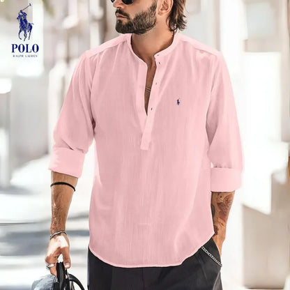 POLO RALPH LAUREN CASUAL LINNEN OVERHEMD  2025