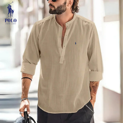POLO RALPH LAUREN CASUAL LINNEN OVERHEMD  2025