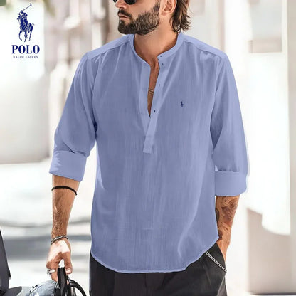 POLO RALPH LAUREN CASUAL LINNEN OVERHEMD  2025