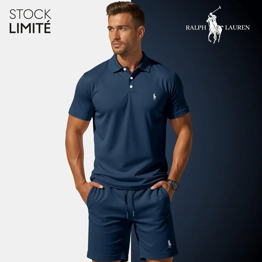 MB⎥Conjunto de polo y pantalón corto para hombre - R&L® | Edición limitada