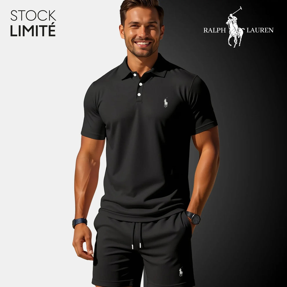 MB⎥Conjunto de polo y pantalón corto para hombre - R&L® | Edición limitada