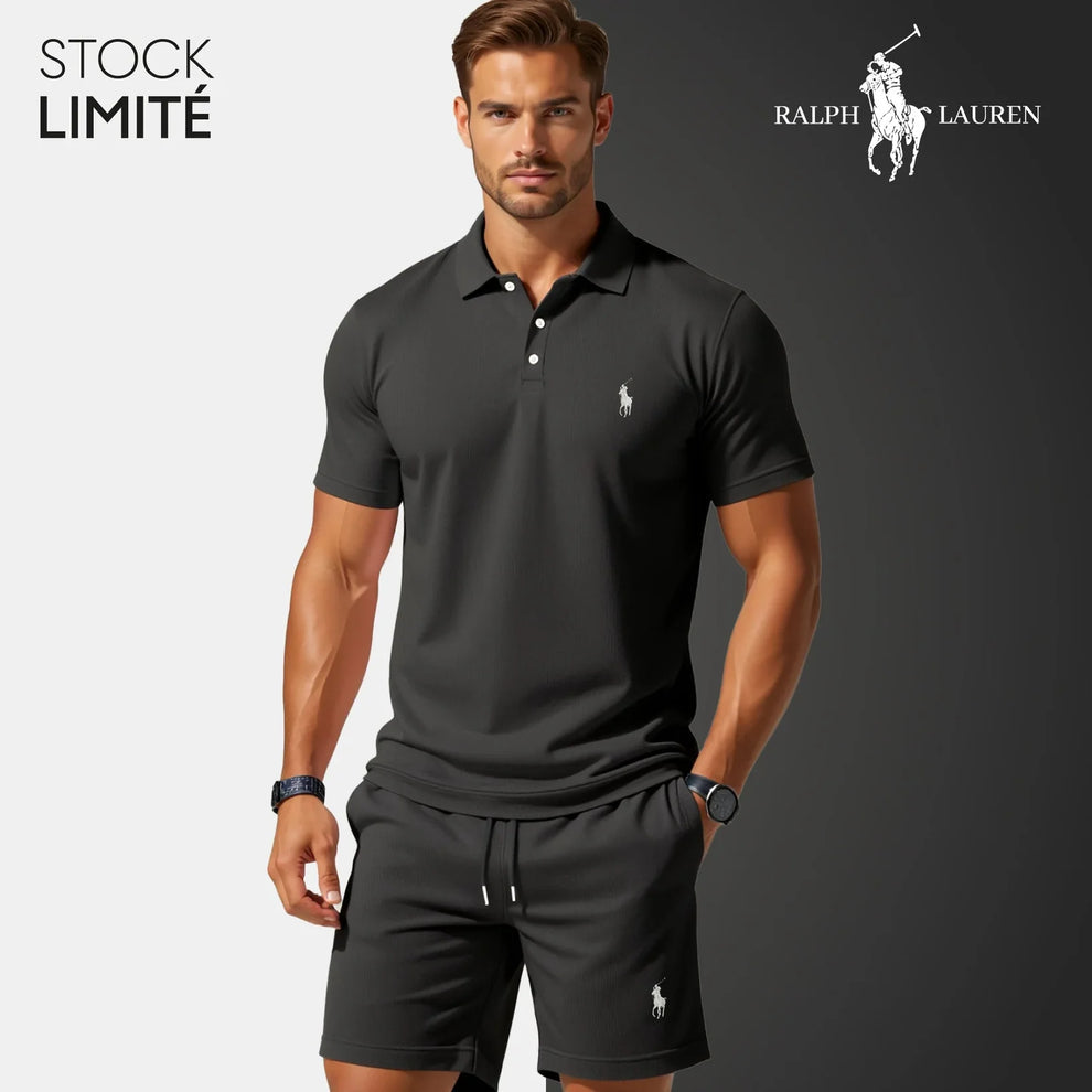 MB⎥Conjunto de polo y pantalón corto para hombre - R&L® | Edición limitada