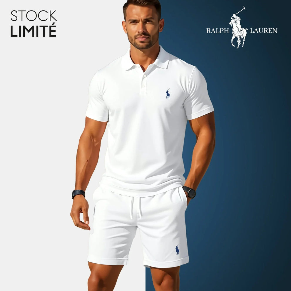 MB⎥Conjunto de polo y pantalón corto para hombre - R&L® | Edición limitada