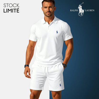 MB⎥Conjunto de polo y pantalón corto para hombre - R&L® | Edición limitada