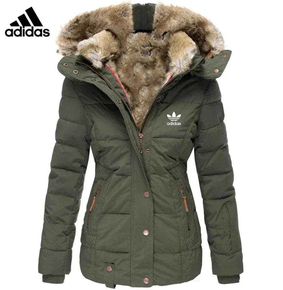 Adidas| giacca con pelliccia 25 da donna