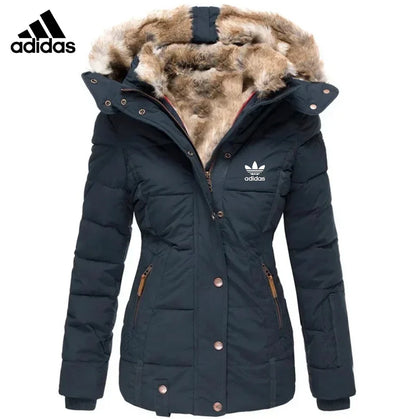 Adidas| giacca con pelliccia 25 da donna